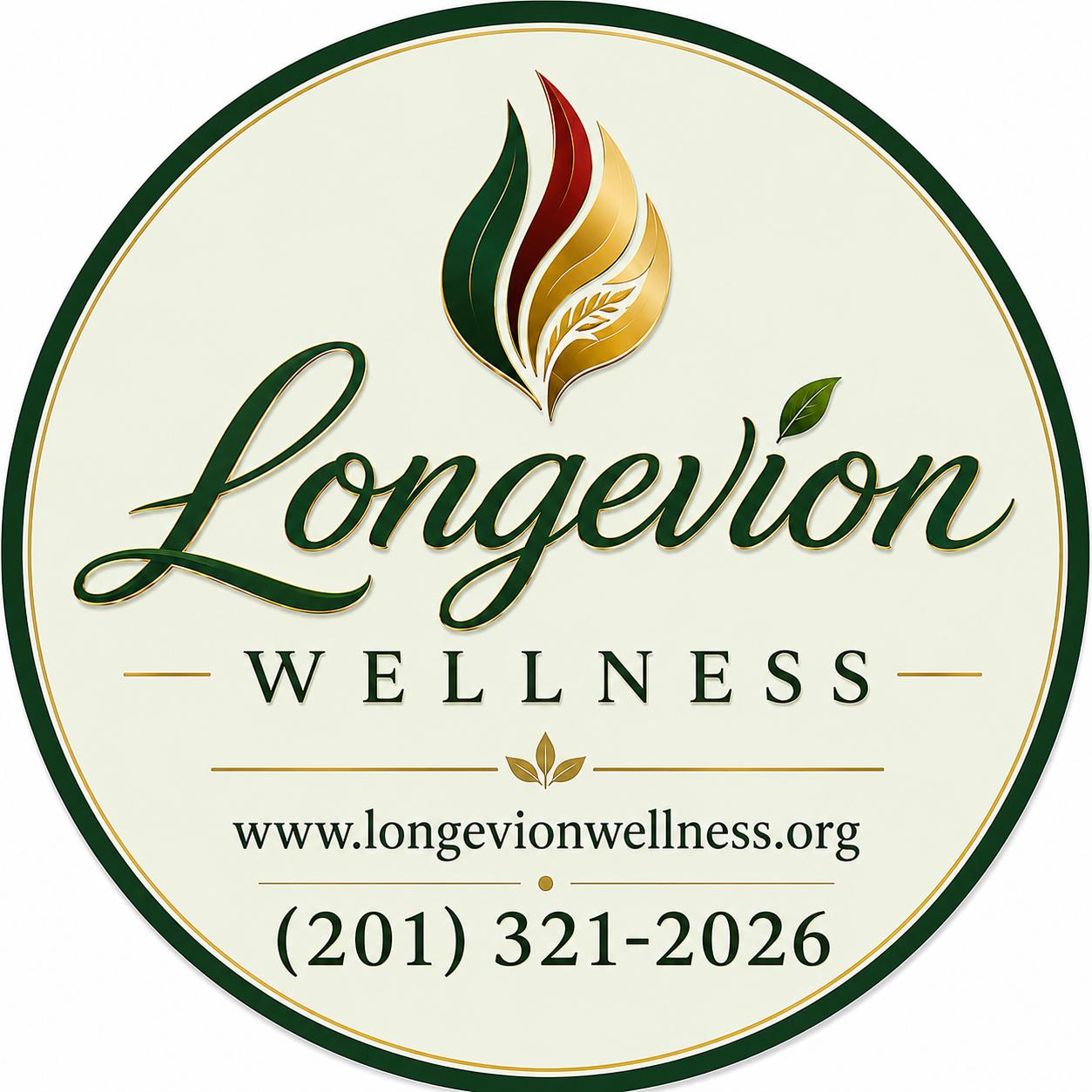 Longevion Wellness round identity mark